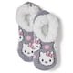 thumbnail image 1 of Calcetines tipo pantuflas Hello Kitty de piel de peluche para mujer con suela antideslizante, 1 of 1