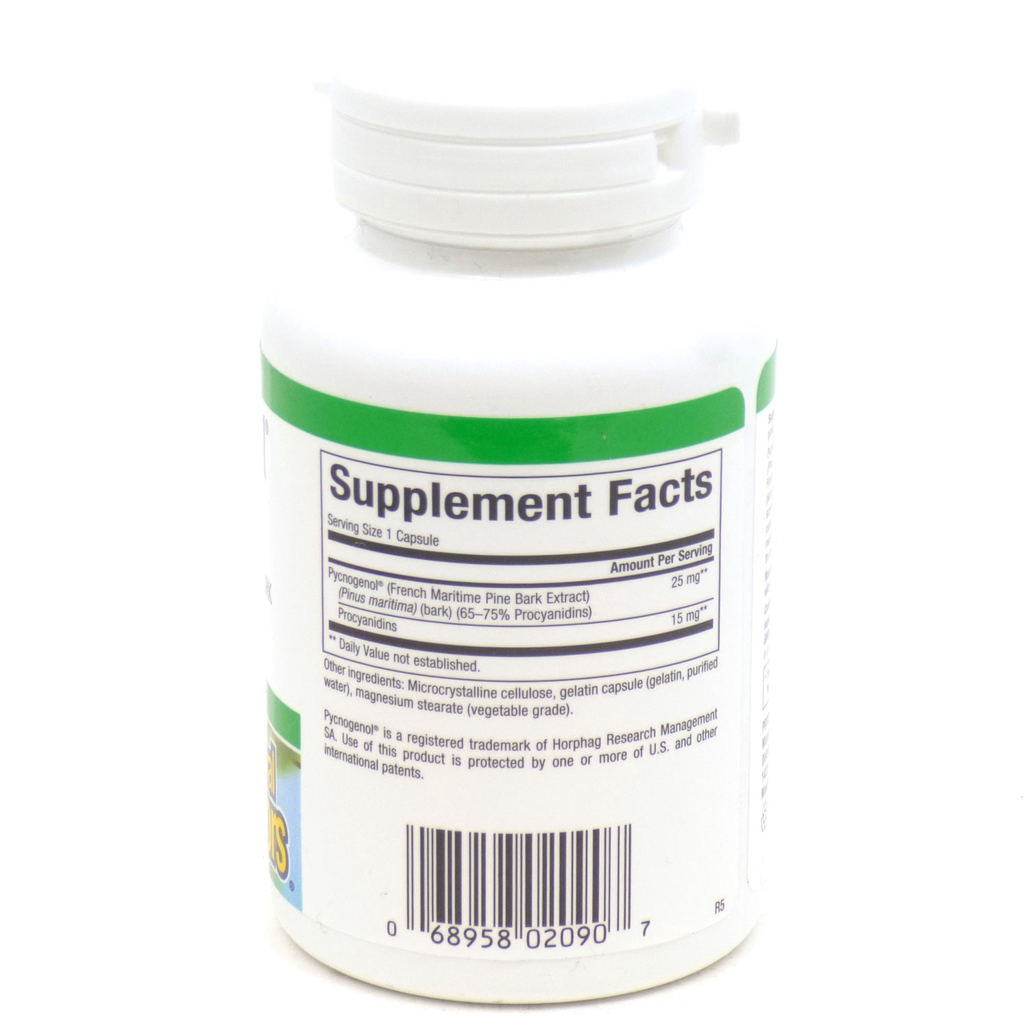 Natural Factors Pycnogenol 25 mg, Antioxidant Support for Healthy Aging, 60 Capsules
