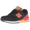 New Balance M530PIN : Men's Summer Waves Collection Lifestyle Sneaker, Black/Red (10 D(M) US)