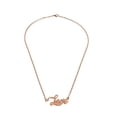 thumbnail image 4 of Collar de clavícula con colgante de letras, joyería, regalo de aniversario para Oro, 4 of 8