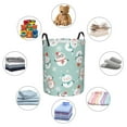 thumbnail image 4 of ZICANCN Snowman Laundry Basket Organizer, Dirty Clothes Hamper for Bathroom Bedroom Laundry Room, Medium Size, 4 of 7