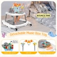 thumbnail image 5 of XIOYIG 5 in 1 Baby Walker, Music and Lights Walker for Baby Boy Girls 6-18 Months, Foldable Baby Walkers with Wheels and Bouncer Combo Portable, Toddler Infant Walker with Adjustable Height, 5 of 7