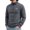 Gray, variant on TOUMENY Men Half Zip Fleece Pullover High Neck Outdoor Hiking Casual Warm Winter Sweater Solid Letter Embroidered Raglan Sleeve Relaxed Pullover Black L