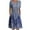 1# Green tops clearance sale for women, variant on USSUMA Womens Sundresses Summer Casual Boho Pleated Knee Length Swing Aline Midi Party Beach Dress Floral Print Short Sleeve Sun dresses for Women Plus Crewneck Dresses Vacation