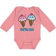 thumbnail image 3 of Inktastic Ice Cream We're One Twin Boy & Girl Boys or Girls Long Sleeve Baby Bodysuit, 3 of 5