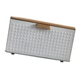 thumbnail image 3 of Contenedor de almacenamiento de pan de Metal, contenedor de almacenamiento de pan, caja de botes para frutos secos, contenedor de almacenamiento de pa Blanco, 3 of 9