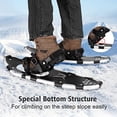 thumbnail image 6 of Gpeng 3-in-1 Xtreme Lightweight Terrain Snowshoes for Men Women Youth Kids, Light Weight Aluminum Alloy Terrain Snow Shoes with Trekking Poles and Carrying Tote Bag, 14"/21"/ 25"/27"/ 30", (21''), 6 of 7