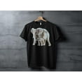 thumbnail image 3 of Elephant Lover T-Shirt, Elephant T-Shirt, Elephant Lover Gift, Animal Lover Gift, Animal Print Shirt, Animal Print Tee, Unisex Shirt, 3 of 10