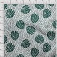 thumbnail image 4 of oneOone Cotton Poplin Twill Teal Green Fabric Tropical Sewing Fabric By The Yard Printed Diy Clothing Sewing Supplies 56 Inch Wide, 4 of 4