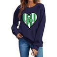 thumbnail image 6 of hotojiny Women St. Patrick's Day Gift Sweatshirts Fashion Printed Long Sleeve Shirt Casual Loose Fit Crew Neck Tops, 6 of 6