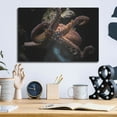 thumbnail image 6 of Luxe Metal Art 'The Kraken' by Epic Portfolio Metal Wall Art, 16"x12", 6 of 9