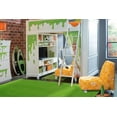 thumbnail image 2 of Fun Rugs KD Rectangle Lime Green Nylon Kids Rug, 2 of 2