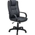 thumbnail image 4 of Famous Brand 921394 High Back Executive Breathable Leather Chair Black, 4 of 4