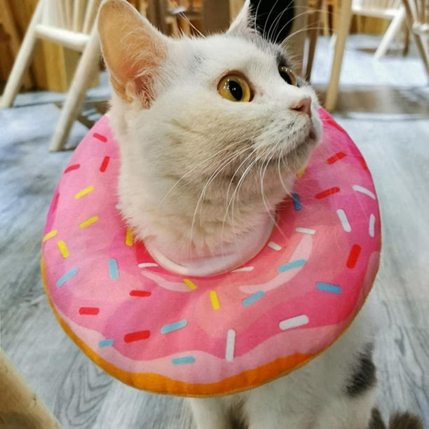 Donut Recovery Collar for Cat,Soft Elizabeth Pet Cone Collar Cat