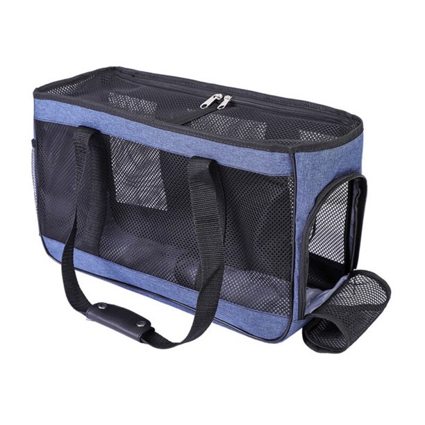 Bolsa de transporte transpirable para perros y gatos pequeños, bolso de malla portátil para viajes, mochila de hombro para exteriores, Chihuahua