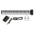 thumbnail image 2 of Piano Inscrito 88 Teclas, Altavoces Dobles Plegables Teclado Suavepiano para Tabletas de Computeradora, Soporte Midi, LED de Pantalla, Recargable, Para Todas Las Edades, 2 of 7