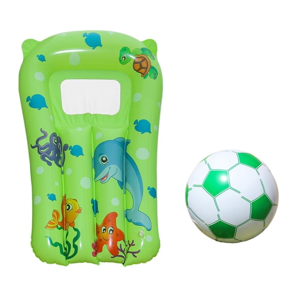 Tabla de surf inflable, tabla de surf, flotador de piscina, tablas de agua, tapete flotante de piscina, balsa de piscina inflable para entretenimiento verde
