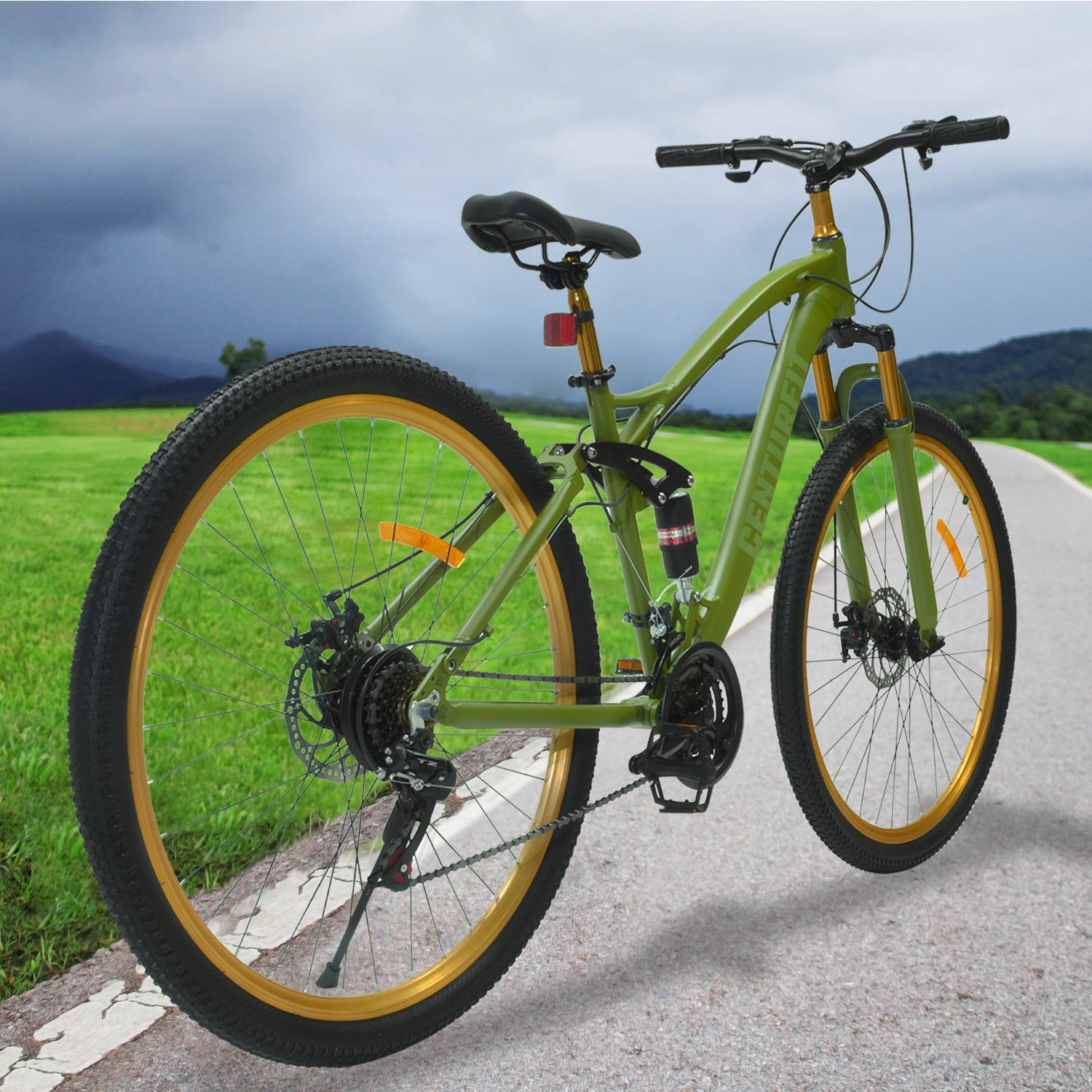 Bicicleta Doble Suspensin Bicicleta R29 Bicicletas De Montaña Con  Amortiguadores Bicicleta Montaña Aluminio R29 21v Doble Suspension Negro –  Centurfit