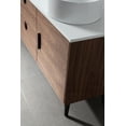 thumbnail image 5 of Portree 72" Walnut Freestanding Bathroom Vanity, 5 of 9
