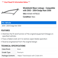 thumbnail image 2 of Windshield Wiper Linkage - Compatible with 2003 - 2004 Dodge Ram 3500, 2 of 2