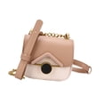 thumbnail image 1 of Mini bolso de hombro de PU de moda para mujer, bolso de viaje ultraligero, bolso para pintalabios Caqui, 1 of 9