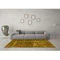 thumbnail image 3 of Ahgly Company Indoor Rectangle Persian Yellow Bohemian Area Rugs, 3' x 5', 3 of 4