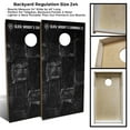 thumbnail image 3 of Skip's Garage Black Bricks Cornhole Boards - Includes Wraps or Boards plus More NO Accessories Board Wraps Only, 3 of 6