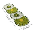 thumbnail image 3 of Flower Pattern Soft Suede Blanket | Non-Slip Carpet Cover Rug for Bedroom Living Room Coffee Table Window | Easy Clean Polyester Throw for Home Office Dining Room, 3 of 7