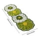thumbnail image 3 of Flower Bedroom Bedside Blanket-living Room Coffee Table Blanket- Window Fully Covered With Blanket And Against-slip Carpet, 3 of 7