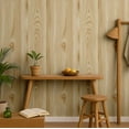 thumbnail image 7 of S4Sassy Peel And Stick Wall Covering, Natural Oak Texture Print Walls Wrap - Instant Wall Makeover For Commercial Interiors, Offices, Reception Areas- Self Adhesive Vinyl Wallpaper - Beige, 25"X240", 7 of 7