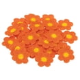 thumbnail image 1 of Parches de coser Uxcell para ropa, paquete de 32 parches de flores bordados para decoración de ropa, naranja, 1 of 7