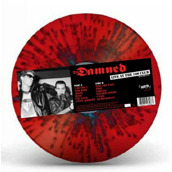 The Damned - Live At The 100 Club - Splatter Colored Vinyl - Music & Performance