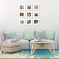 thumbnail image 6 of Golden State Art 12x12 Gallery Wall Frames Set with Mat for 8x8, White, 9-Pack, 6 of 9