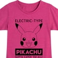thumbnail image 3 of Pokémon - Electric Type Pikachu - Youth Girls Short Sleeve Graphic T-Shirt, 3 of 5