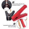 thumbnail image 3 of SHAR Jatiler Heavy Duty Pure Copper Alligator Clips for Car Battery Jump Leads (2pcs), 3 of 5