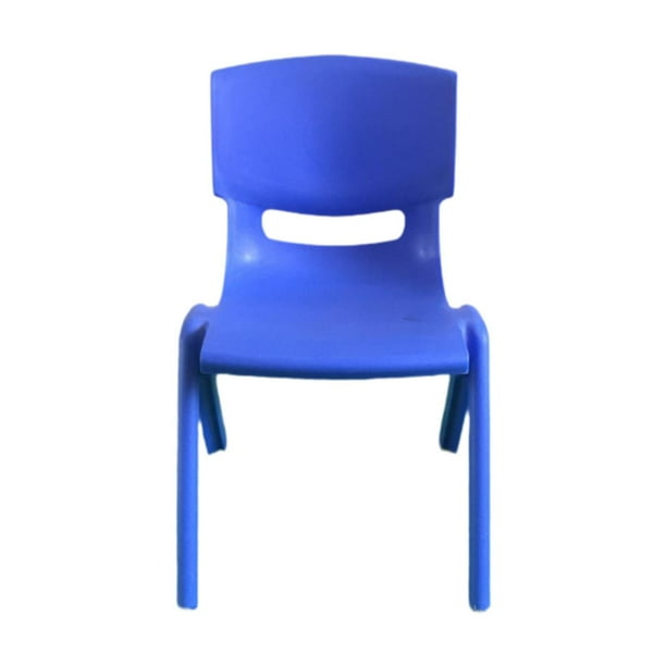 Silla infantil, silla de aprendizaje, silla escolar para interior y exterior, hogar, guardería. Azul