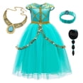 thumbnail image 1 of Disfraz de tul de princesa árabe Jasmine para niñas, vestido de bombardeo de Navidad, Halloween ix zhangyuxiang unisex, 1 of 2