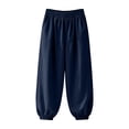 thumbnail image 4 of Khunlpohl Womens Sweatpants Elastic High Waist Loose Joggers Trousers Solid Color Lightweight Casual Pants with Pockets, 4 of 5