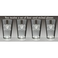 thumbnail image 2 of Moloney Irish Coat of Arms Lions Pint Glasses (Sand Etched), 2 of 2