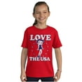 thumbnail image 4 of Betty Boop Cartoon Love The USA Girls Kids T Shirt Tees Teen Brisco Brands M, 4 of 6
