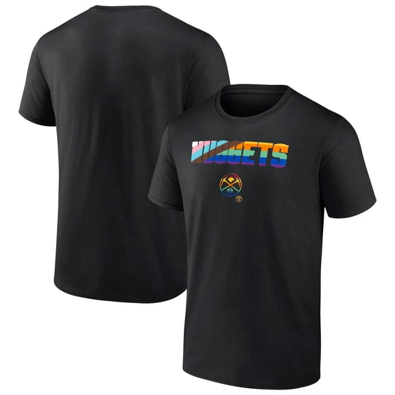 Men's Black Denver Nuggets Pride T-Shirt