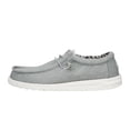 thumbnail image 1 of Zapatos HEYDUDE Wally Canvas Wide Gris Claro para Hombre Talla M10, 1 of 7