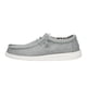 thumbnail image 1 of Zapatos HEYDUDE Wally Canvas Wide Gris Claro para Hombre Talla M10, 1 of 7
