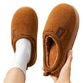 thumbnail image 5 of Slippers for Women,Memory Foam Arch Support Slippers Warm Cozy Indoor Soft Comfortable Non- Winter Home Footwear for Women,Womens Slippers,Coffee,44, 5 of 7