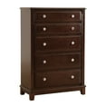 thumbnail image 3 of Glory Furniture Ashford 5 Drawer Chest in Cappuccino, 3 of 8