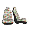 thumbnail image 3 of Pofeuu Mushroom and Frogs Print Automotive Car Seat Covers Flat Cloth Full Set Seat Covers,Car Seat Covers front seats for Cars Trucks and SUVs-2 PCS, 3 of 9