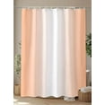 thumbnail image 4 of Fsddascl LightSalmon Ombre Shower Curtain Set - Standard 72" x 72" Washable Bathtub Curtain with 12 Hooks, Modern Gradient Abstract Art Waterproof Fabric Stall Shower Curtains for Bathroom/Bathtub, 4 of 6