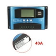 thumbnail image 2 of 30/40/50/60/100A MPPT Solar Charge Controller Dual USB LCD Display 12V/24V Auto Solar Cell Panel Charger Regulator With Load, 2 of 7