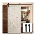 thumbnail image 3 of 6FT/6.6FT Sliding Barn Door Hanging RailTrack Kit Cabinet 183CM/200CM ,Long Lasting, 3 of 6