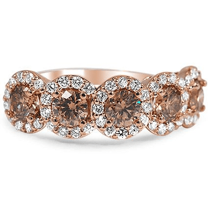 Natural Diamond Ring in 925 Sterling Silver - Bridal Engagement Ring - Gift For Wife